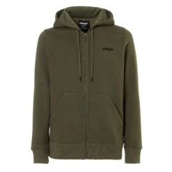 Oakley Street Logo Full Zip Fleece Mens Hoodie -Pulley Shop 10868 86VDARKBRUSH b4230a3f 3b36 472a 8237 a5c36c7525cf
