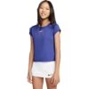Nike Court Dri-FIT Girls Short Sleeve Tennis Shirt 2 Nike Court Dri-FIT Girls Short Sleeve Tennis Shirt -Pulley Shop 11217 RUSHVIOLET554