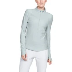 Under Armour Qualifier Half Zip Womens Shirt -Pulley Shop 12111 189ATLASGREEN