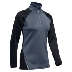 Under Armour ColdGear Armour Half Zip Womens Shirt -Pulley Shop 12125 001BLACK 2 de114861 b26f 47c9 8e05 848803848f2d