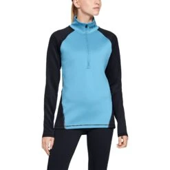 Under Armour ColdGear Armour Half Zip Womens Shirt -Pulley Shop 12125 485MOBILEBLUE 523036d2 8c93 4efc b615 d35f8d266611