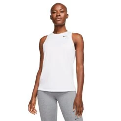 Nike Dri-FIT Legend Essential Womens Tank Top -Pulley Shop 12486 100WHITE 7602088e b055 4d57 8df3 82222cde56af