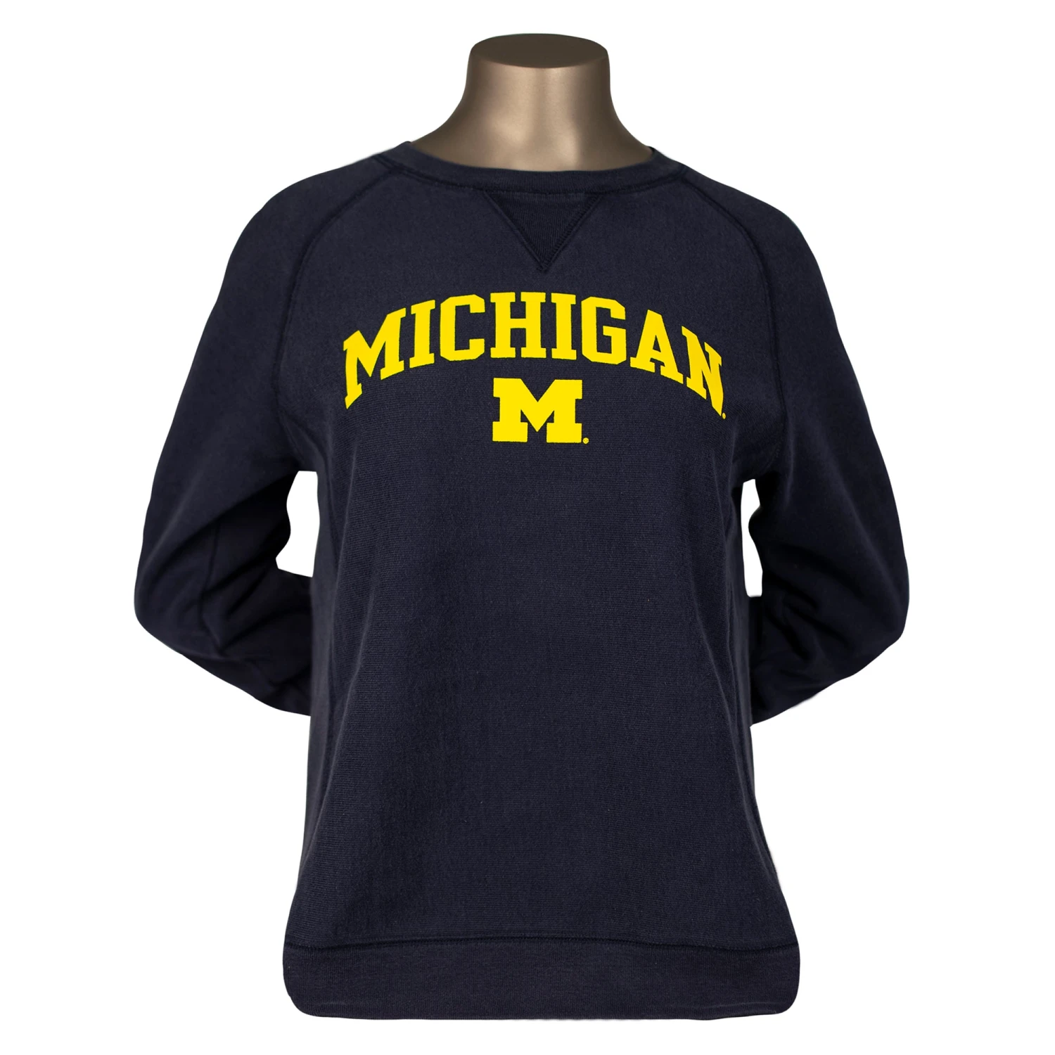 Champion UofM Reverse Weave Womens Crew Sweatshirt 3 Champion UofM Reverse Weave Womens Crew Sweatshirt