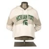 Champion MSU Reverse Weave Womens Cropped Hoodie 2 Champion MSU Reverse Weave Womens Cropped Hoodie -Pulley Shop 13571 SILVERGRYHTHR