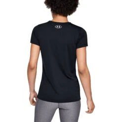 Under Armour Tech Womens Short Sleeve T-Shirt -Pulley Shop 13626 001BLACK 1 6c56493f e653 4f42 836d ce90e40791b7