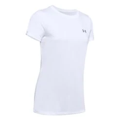 Under Armour Tech Womens Short Sleeve T-Shirt -Pulley Shop 13626 100WHITE 2 fde706b8 736c 403a aca5 e798511f2891
