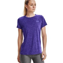 Under Armour Tech Twist Womens Short Sleeve Shirt -Pulley Shop 13627 ULTRANDIGO409