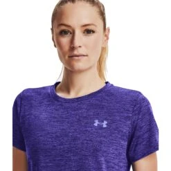 Under Armour Tech Twist Womens Short Sleeve Shirt -Pulley Shop 13627 ULTRANDIGO409 2