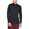 Under Armour ColdGear Fitted Mock Mens Long Sleeve Shirt -Pulley Shop 13642 001BLACK c4676460 a34b 41c8 9324 0e261c526ae5