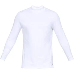 Under Armour ColdGear Fitted Mock Mens Long Sleeve Shirt -Pulley Shop 13642 100WHITE 2 998f1299 4411 4bda 89a8 1aed353840f9