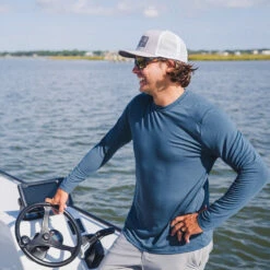 Free Fly Bamboo Midweight Mens Long Sleeve Shirt -Pulley Shop 15545 BLUEDUSK109 2 3fd06cd9 7049 4600 acdd d162136b62f9