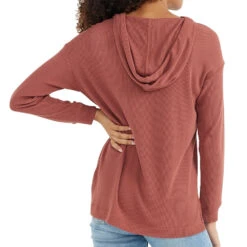 Free Fly Bamboo Waffle Womens Hoodie -Pulley Shop 15556 ROSEWOOD104 1 06261303 5540 4caa 8059 178f6c08ac4f