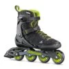 Rollerblade Zetrablade Elite Mens Inline Skates -Pulley Shop 16923 BLACKLIME