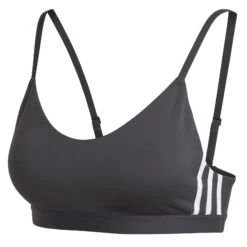 Adidas All Me 3-Stripes Womens Training Bra -Pulley Shop 17476 BLACKWHITE 3 c2bde1fe 5061 4ccd 8162 76f7be6ed615