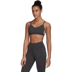 Pulley Shop 19 Adidas All Me 3-Stripes Womens Training Bra