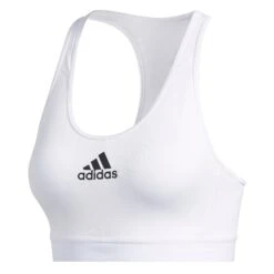 Adidas Dont Rest Alphaskin Padded White Womens Sports Bra -Pulley Shop 17478 WHITE 3