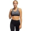 Adidas Dont Rest Alphaskin Padded Grey Womens Sports Bra -Pulley Shop 17480 DARKGREYHTHR