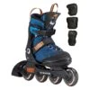 K2 Raider Pro Pack Boys Adjustable Inline Skates 2020 -Pulley Shop 17497 BLUEORANGE