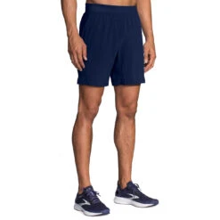 Brooks Sherpa 7in Mens Running Shorts -Pulley Shop 18058 NAVY