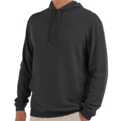 Free Fly Bamboo Fleece Mens Hoodie -Pulley Shop 18368 HEATHERBLK102