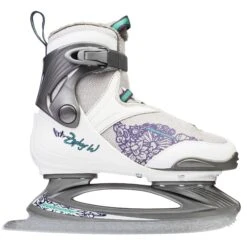 Bladerunner By Rollerblade Zephyr Womens Ice Skates -Pulley Shop 19032 WHITEPURPLE 2