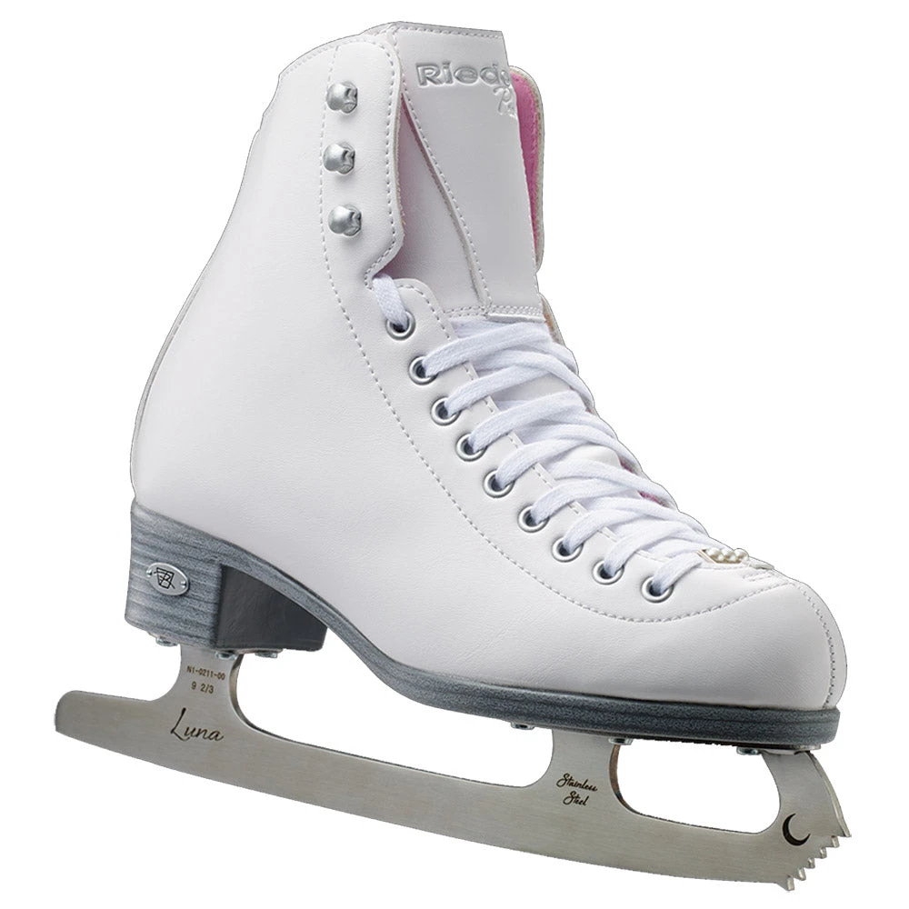Riedell Pearl Jr. 14 Girls Figure Skates 3 Riedell Pearl Jr. 14 Girls Figure Skates