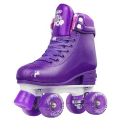 Crazy Skate Glitter Pop Junior Adjustable Roller Skates -Pulley Shop 19262 PURPLE