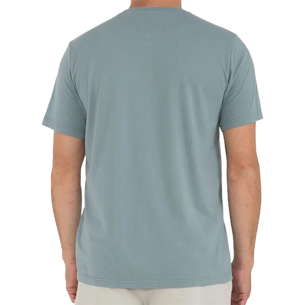 Free Fly Heritage Sabal Green Mens Short Sleeve Henley 4 Free Fly Heritage Sabal Green Mens Short Sleeve Henley - Image 2