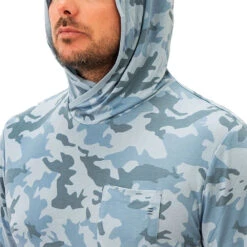 Free Fly Bamboo Lightweight Mens Hoodie -Pulley Shop 19778 WATERCAMO 2