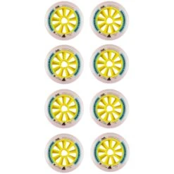 Rollerblade Hydrogen Pro 125mm XX-Firm Inline Skate Wheels 6-Pack