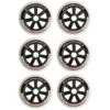 Rollerblade Hydrogen 125mm/85A Inline Skate Wheels 6-Pack -Pulley Shop 19955 BLACK a18211fc 8aa7 4cab bd17 f39356169538