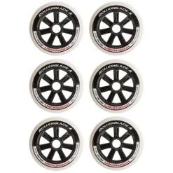 Rollerblade Hydrogen 125mm/85A Inline Skate Wheels 6-Pack
