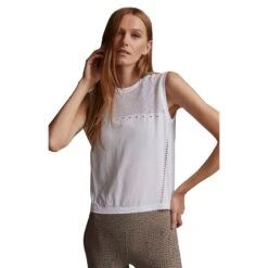 Varley Crestway Womens Tank Top -Pulley Shop 20698 WHITE 4dee5bd2 e2cd 4eef a397 67c59cb82f73
