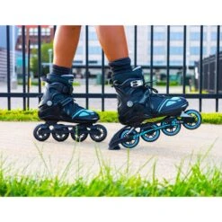 Fit-Tru Cruze 84 Blue Womens Inline Skates -Pulley Shop 21305 BLKBLUGRY 3 d8d09fb7 8adf 44af b106 002c5e2289f6