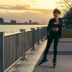 Fit-Tru Cruze 84 Blue Womens Inline Skates -Pulley Shop 21305 BLKBLUGRY 5 dfb2a6f8 c5b2 4834 9532 4108adce8ff7