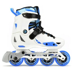 Micro Infinite White Adjustable Kids Inline Skates (Display Model - Out Of Box)