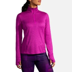Brooks Dash Womens Running 1/2 Zip -Pulley Shop 21665 HTHRMAGNTA687 4df10ba8 a981 4caa af78 9d30819d6848