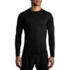 Brooks Distance Mens Longsleeve Running Shirt -Pulley Shop 21893 BLACK001