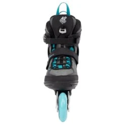 K2 Alexis 80 ALU Gray-Cyan Womens Inline Skates -Pulley Shop 22427 GRAYCYAN 2