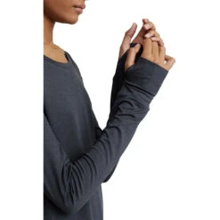 Varley Kearney Slate Marl Womens Long Sleeve Shirt -Pulley Shop 22834 SLATEMARL 2