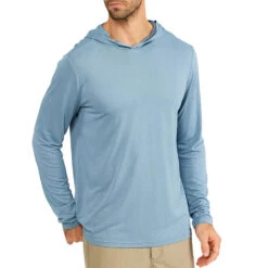 Free Fly Bamboo Lightweight Shore Mens Hoodie -Pulley Shop 22988 BLUEFOG400