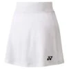 Yonex White Womens Tennis Skirt 2 Yonex White Womens Tennis Skirt -Pulley Shop 23684 WHITEW