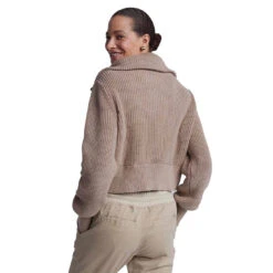 Varley Mentone Womens Half Zip Pullover -Pulley Shop 23802 LIGHTTAUPE 1 540e5514 d74a 45ed 8fe1 3170476ee0be