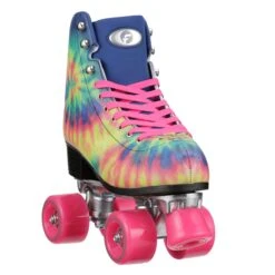 Fit-Tru Cruze Quad TieDye Womens Roller Skates -Pulley Shop 24383 MULTI 6