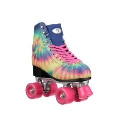 Fit-Tru Cruze Quad TieDye Womens Roller Skates -Pulley Shop 24383 MULTI spin4