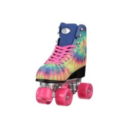Fit-Tru Cruze Quad TieDye Womens Roller Skates -Pulley Shop 24383 MULTI spin9