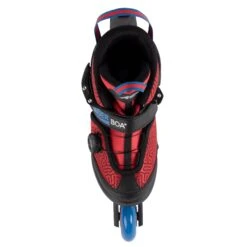 K2 Raider Boa Red Boys Adjustable Inline Skates (Size 1-5 NEW Open Box) -Pulley Shop 27588 REDBLUE 3