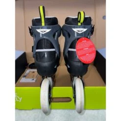 Rollerblade Macroblade 110 3WD Mens Inline Skates (Size 9 - Lightly Used) -Pulley Shop 27677 GREYYELLOW 2