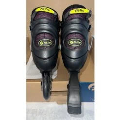 Fit-Tru Cruze 84 Pink Womens Inline Skates (Size 7 - Demo Lightly Used) -Pulley Shop 27763 BLKPNKYEL 3