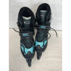 Fit-Tru Cruze 84 Blue Womens Inline Skates (Size 9 Gently Used) -Pulley Shop 27789 BLKBLUGRY 2